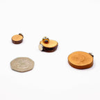 3 Wooden Stepping Stones with Mini Bumblebee - Decor - For Jumping Spiders - Opus Vita