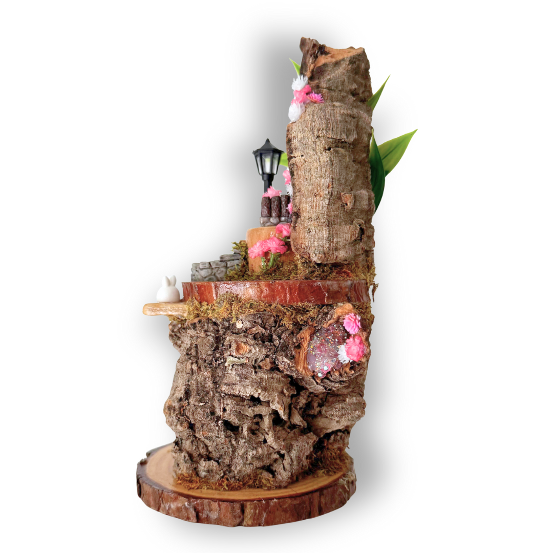 Enchanted Fairy Forest Décor Pack Pink - Jumping Spider Setup