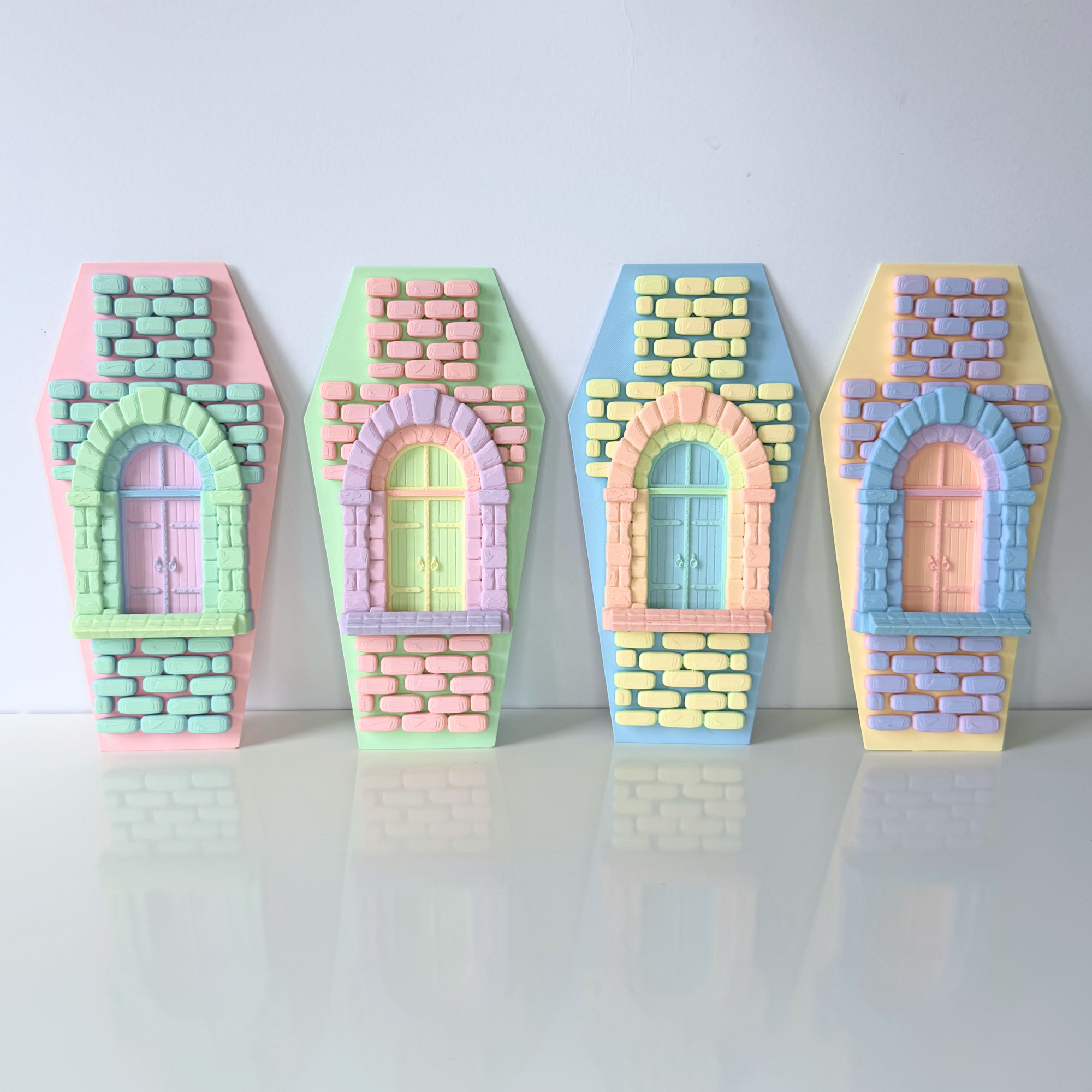 Candyfloss Cottage – Pastel Spider Enclosure Decor Set
