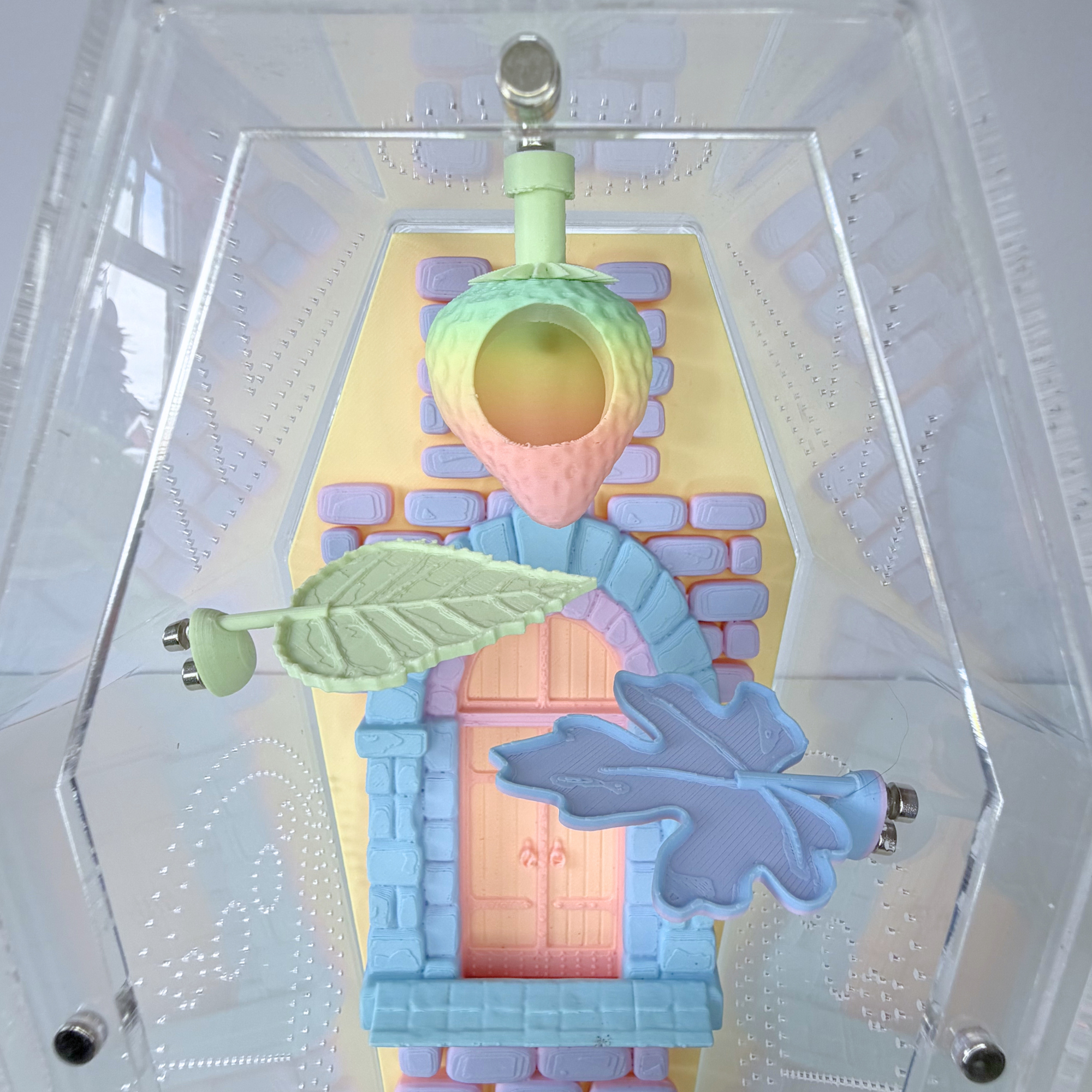 Candyfloss Cottage – Pastel Spider Enclosure Decor Set