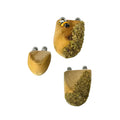 3 x Curved Ledges with bee