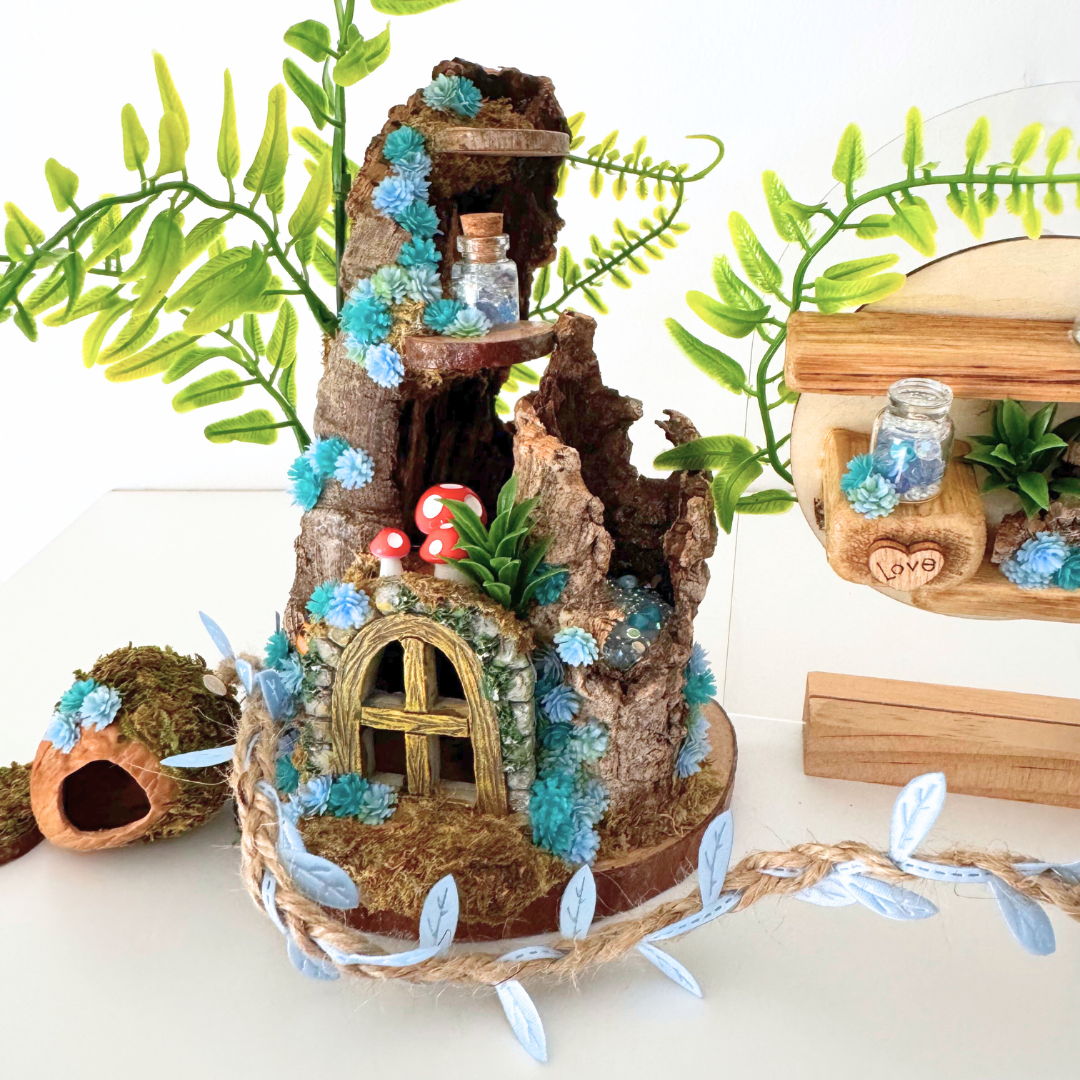 Enchanted Woodland Décor Pack Blue - Jumping Spider Setup