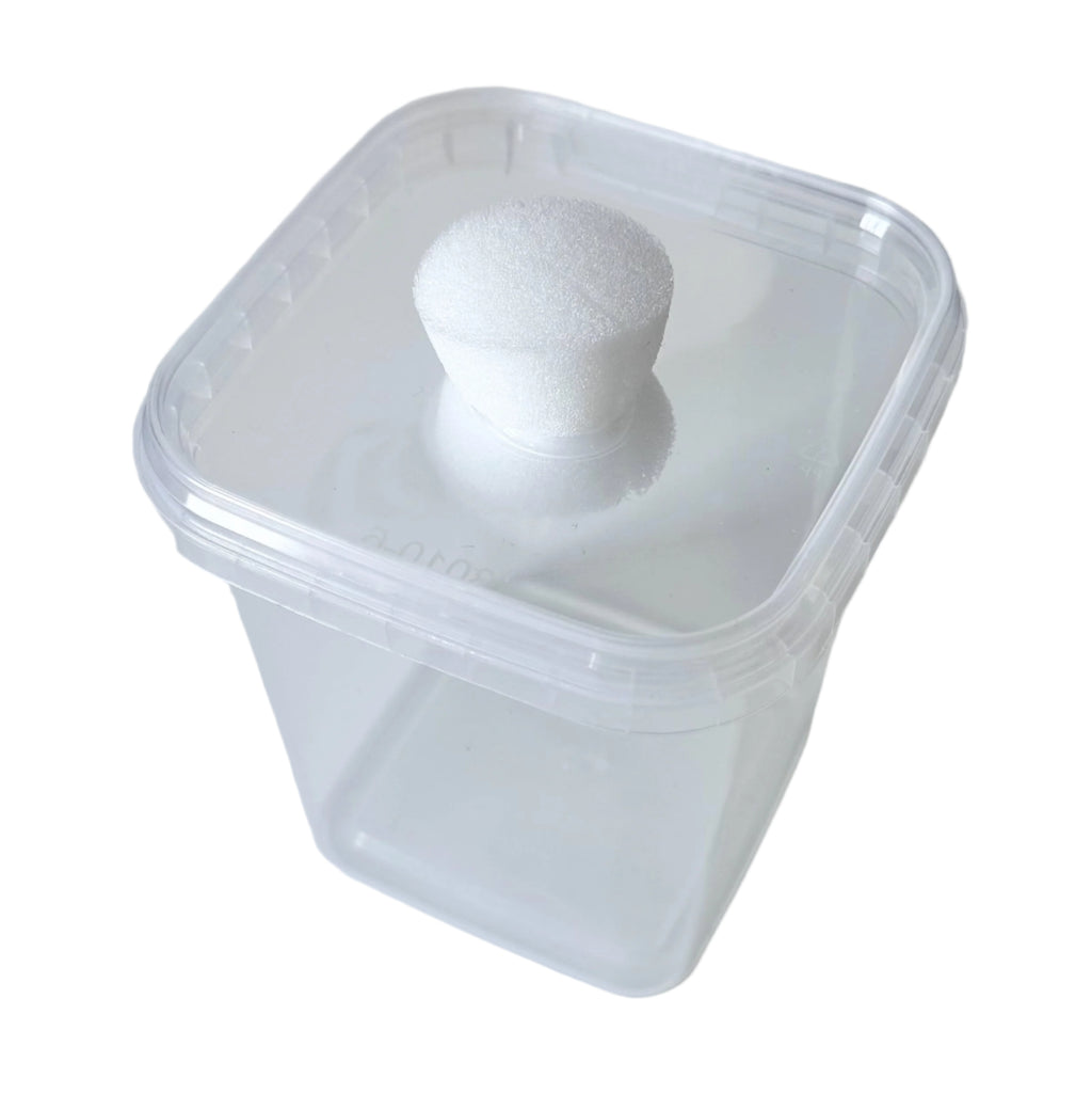 Foam Vented Culture Tubs top view