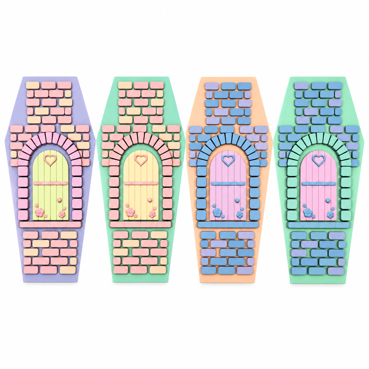 Candyfloss Cottage – Pastel Spider Enclosure Decor Set