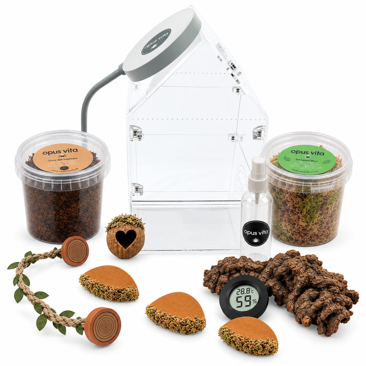 NEW! Domus V3 Bundle  - Premium Jumping Spider Enclosure Setup