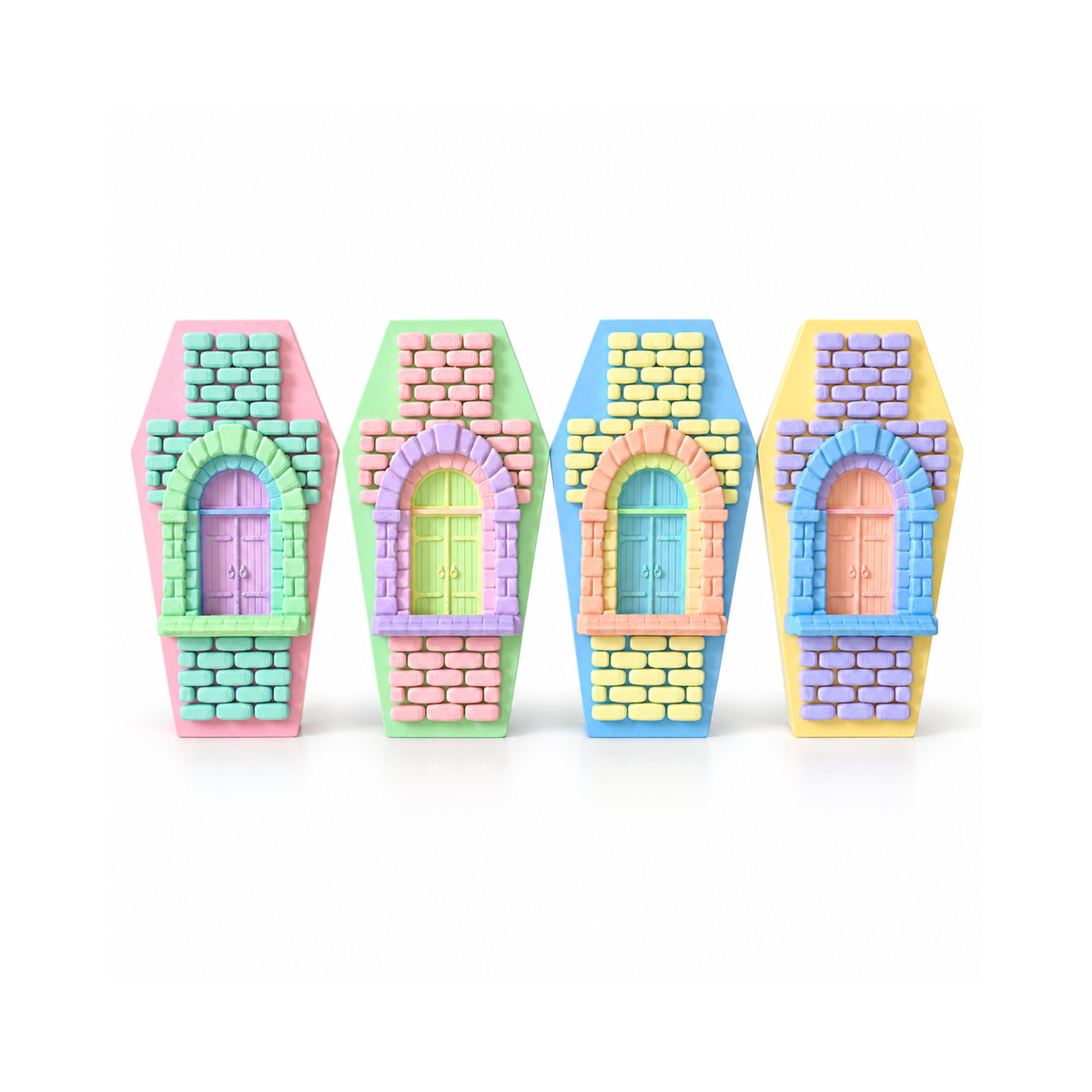 Candyfloss Cottage – Pastel Spider Enclosure Decor Set