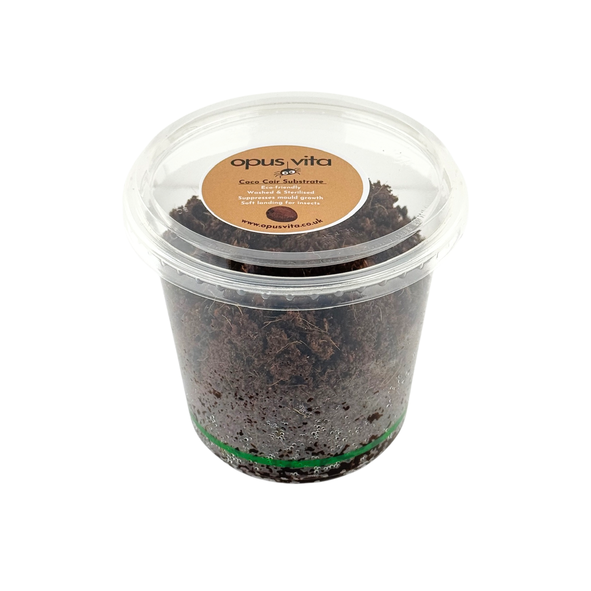 Coco Coir Substrate - For Jumping Spider Enclosures - 200g - Ready to Use