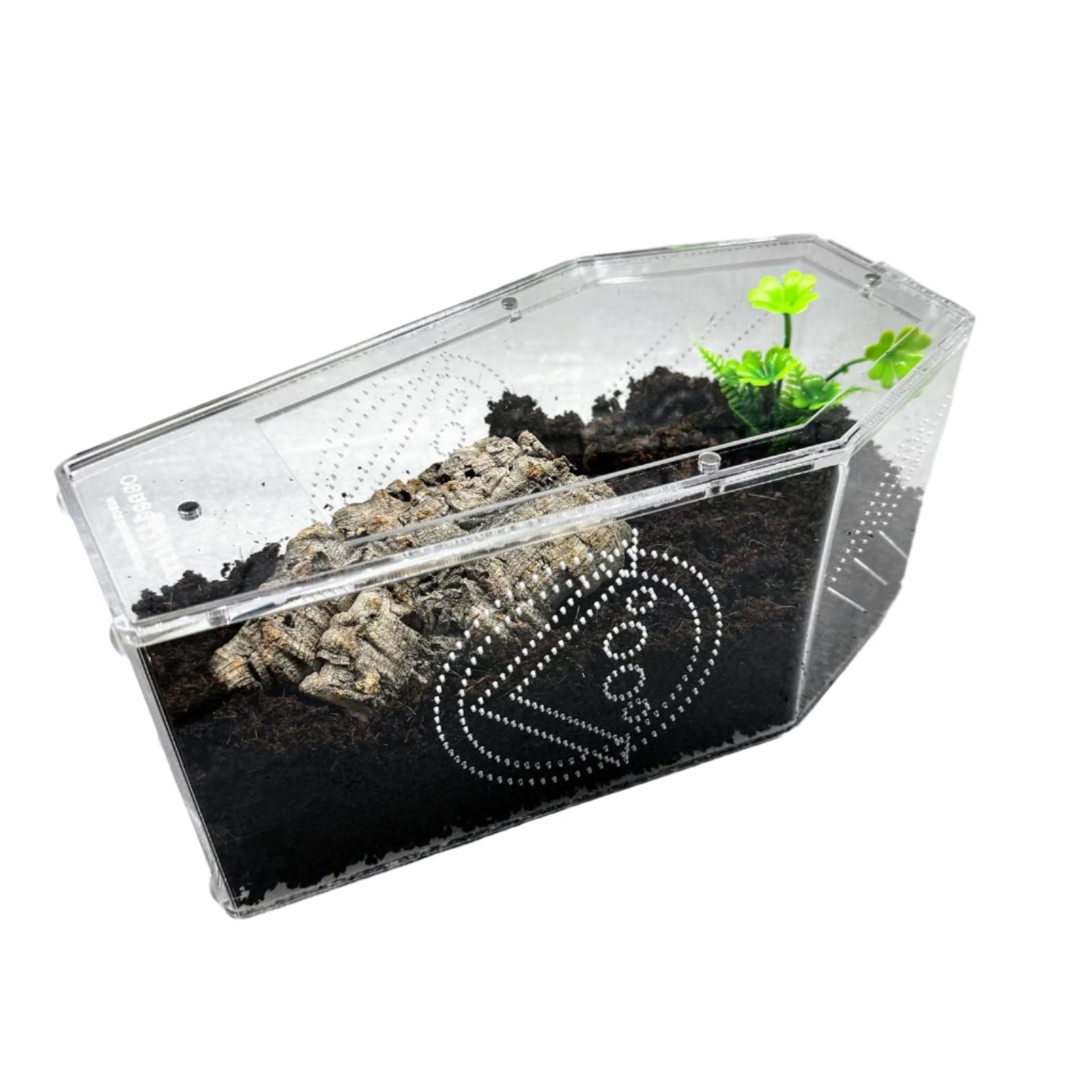 coffin with coco coir side