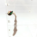 Crocheted Hanging Helter Skelter - Natural Love Bug - Jumping Spider Setup - Opus Vita