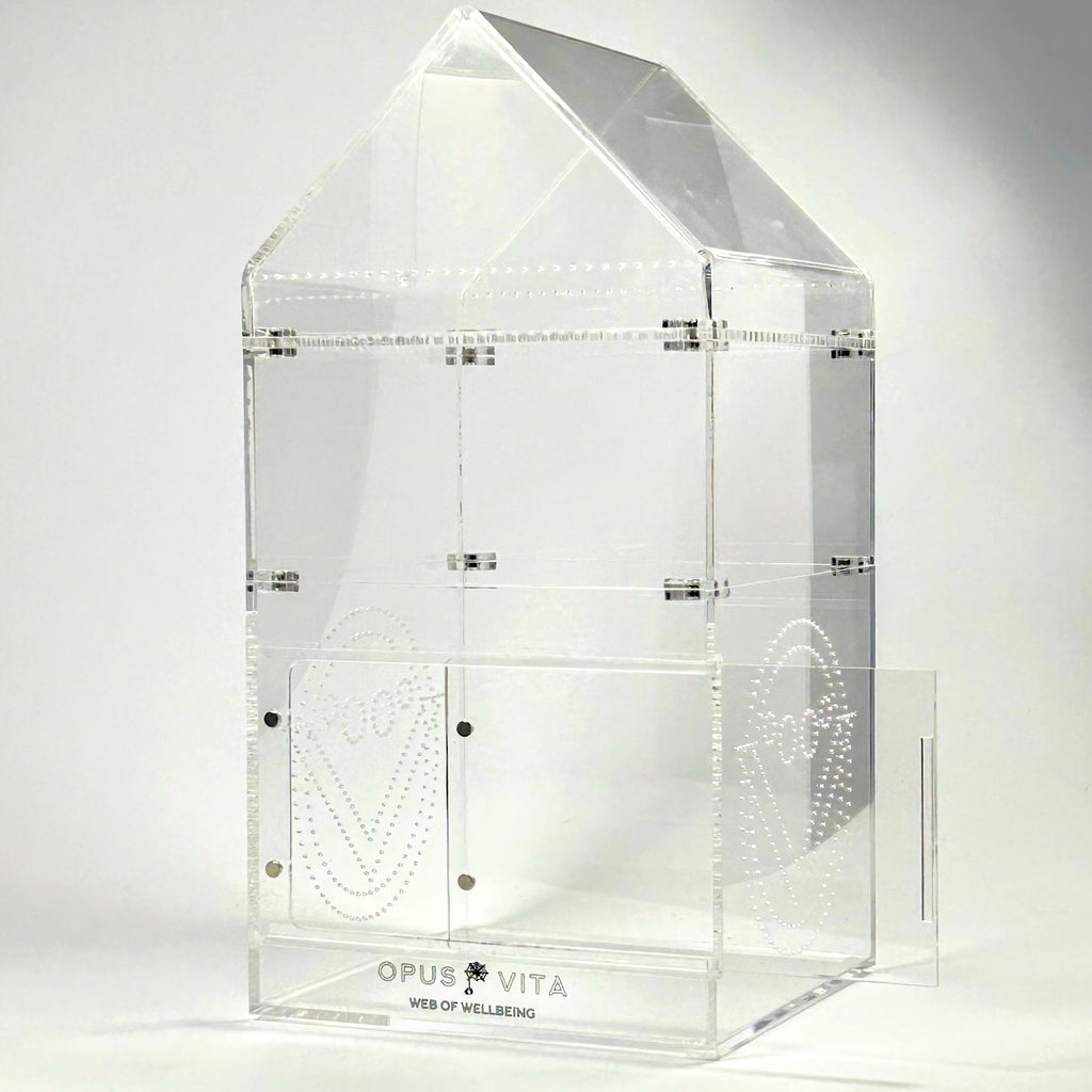 Jumping Spider Enclosure - Domus - 4 in 1 - Premium Arboreal Habitat - Opus Vita