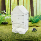 Jumping Spider Enclosure - Domus - 4 in 1 - Premium Arboreal Habitat - Opus Vita