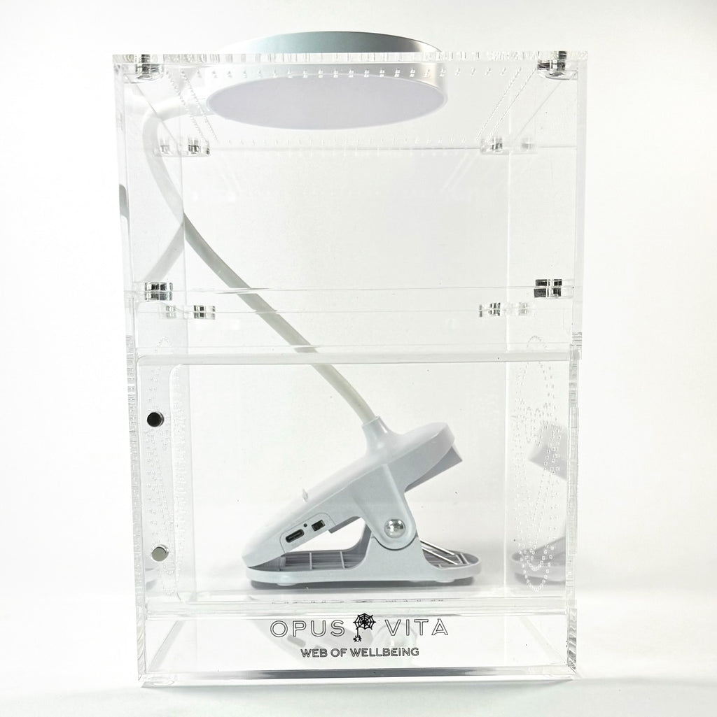 Led Rechargeable Dimmable Flexible Lamp Light for Enclosure - Jumping Spider Setup - Opus Vita