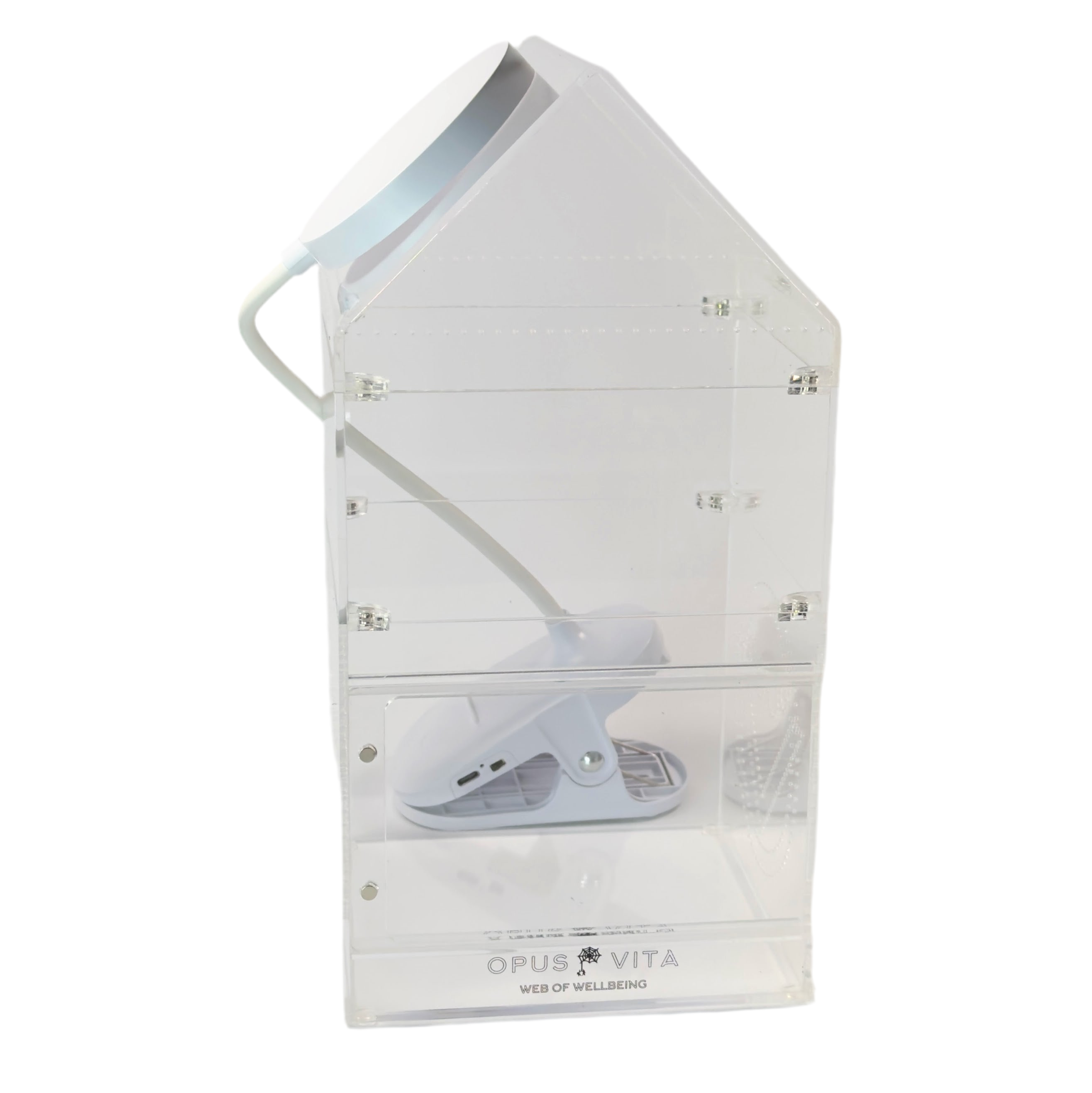 Led Rechargeable Dimmable Flexible Lamp Light for Enclosure - Jumping Spider Setup - Opus Vita