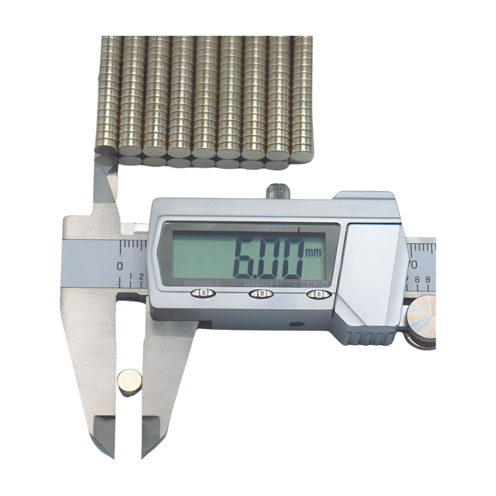 Magnets - Super Extra Strong Neodymium N52 - 6 x 3mm - Pack of 255 Magnets - Opus Vita