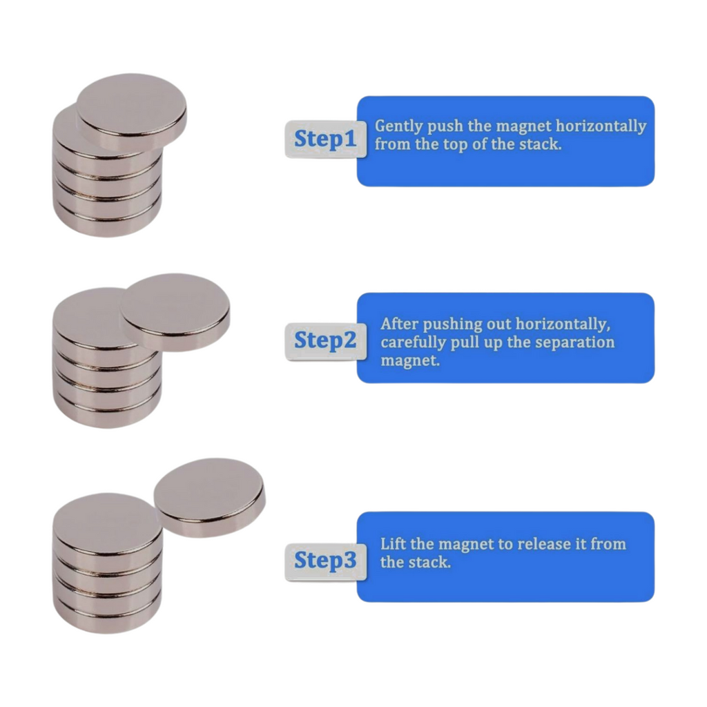 Magnets - Super Extra Strong Neodymium N52 - 6 x 3mm - Pack of 255 Magnets - Opus Vita