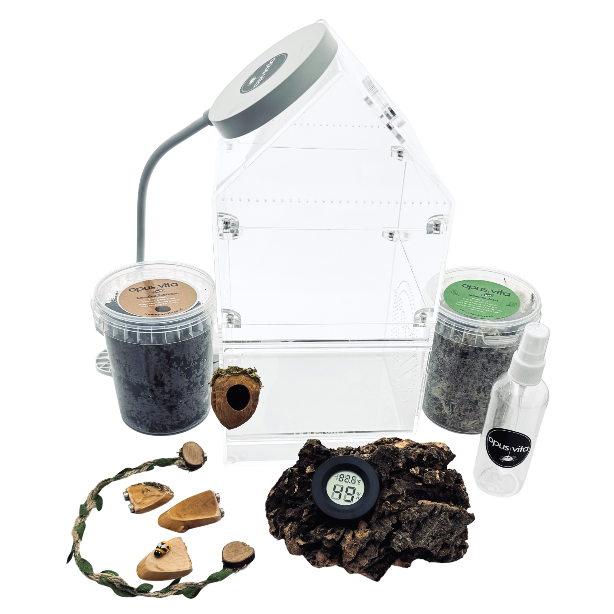 NEW! Domus V3 Bundle  - Premium Jumping Spider Enclosure Setup