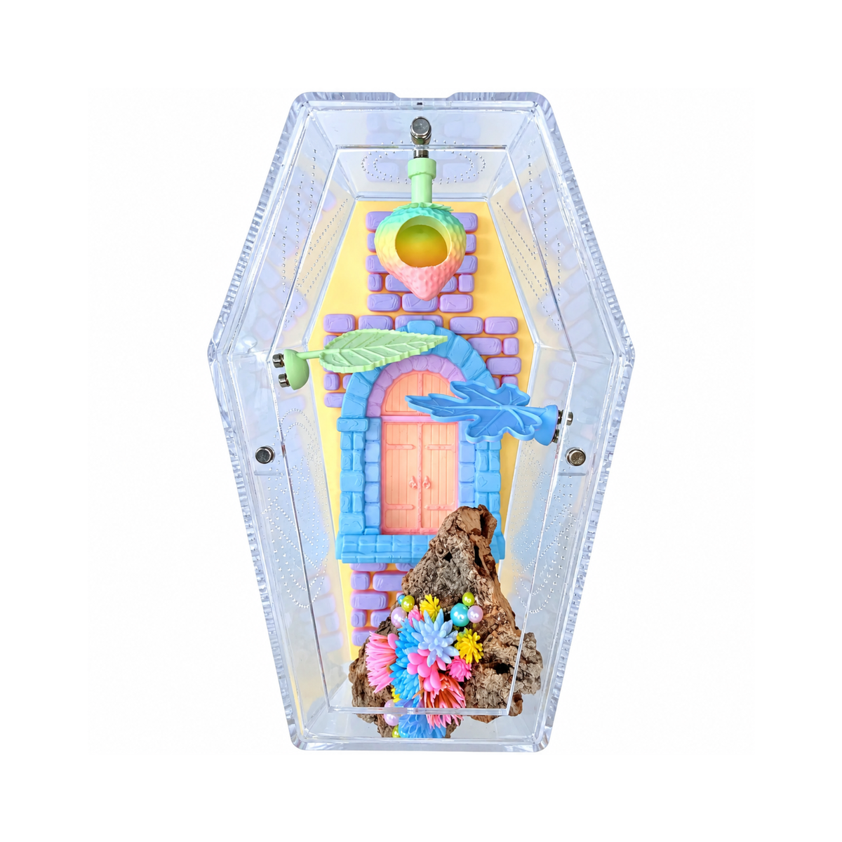 Candyfloss Cottage – Pastel Spider Enclosure Decor Set